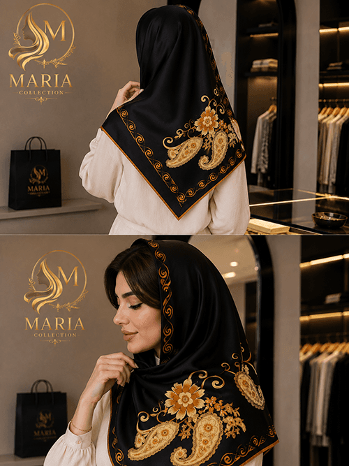 روسری ساتن زنانه