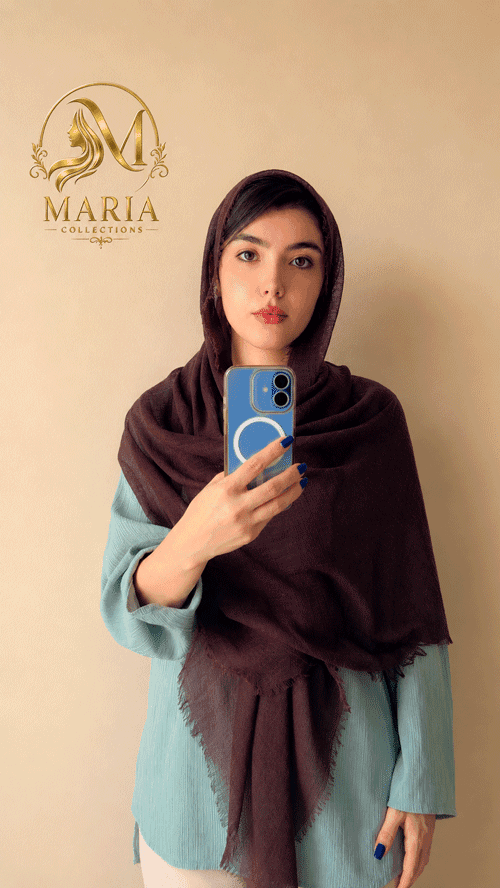 شال نخ پنبه دور ریش زنانه سبک و ضد تعریق