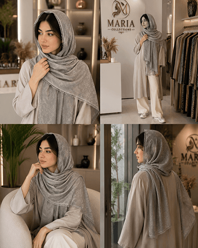 شال وارداتی Arab زنانه با بافت فوق سبک و جنس درجه یک