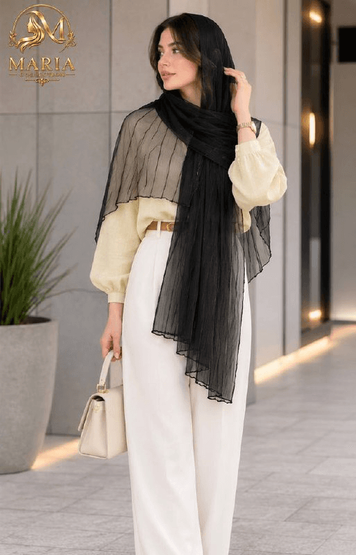 شال حریر وارداتی زنانه