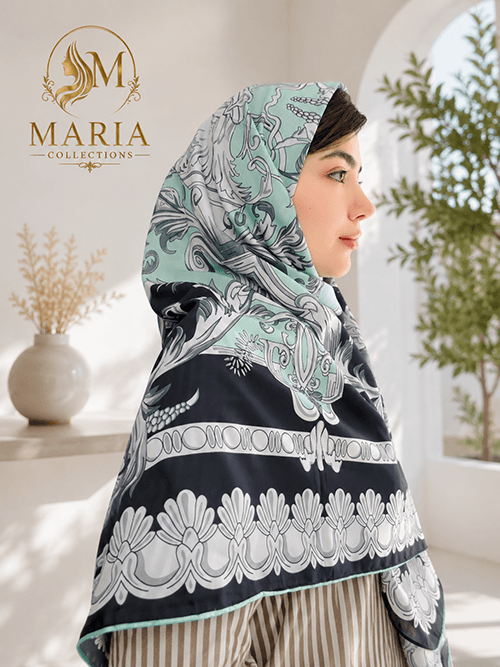 روسری مجلسی مینیمال | سبز
