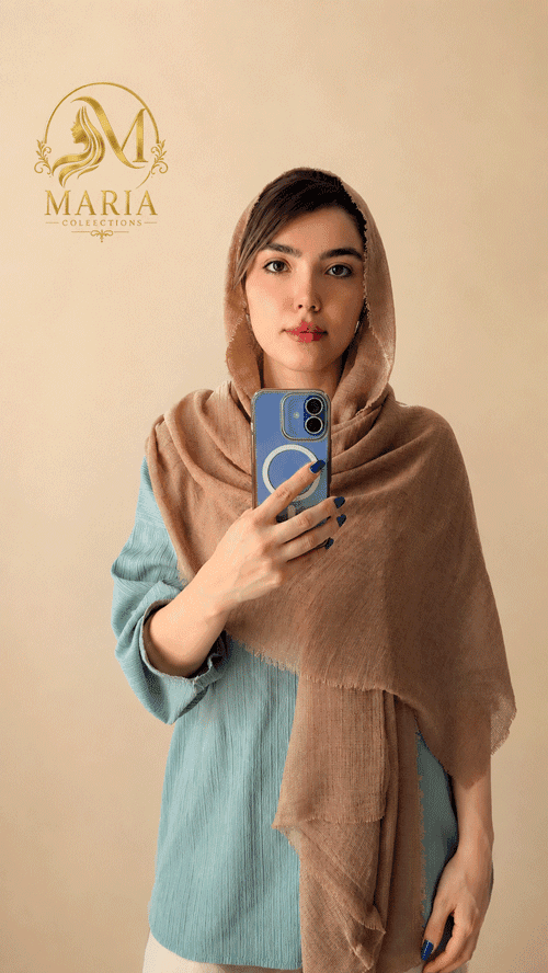 شال نخ پنبه دور ریش زنانه سبک و ضد تعریق